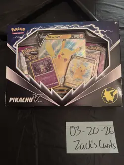 Pokemon TCG Pikachu V Box English Box Topper Promo Oversized Card Mimikyu - Image 1