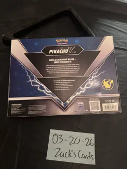 Pokemon TCG Pikachu V Box English Box Topper Promo Oversized Card Mimikyu - Image 2