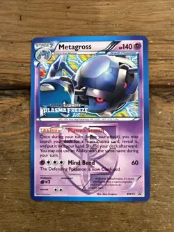 Metagross BW75 Plasma Freeze Black Star Promo Stamped Holo Pokemon Card. NM+ - Image 1