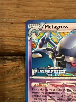 Metagross BW75 Plasma Freeze Black Star Promo Stamped Holo Pokemon Card. NM+ - Image 2