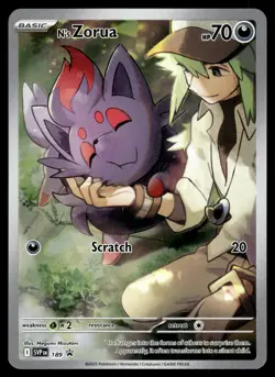 N's Zorua 189 Promo SV: Scarlet & Violet Promo Cards Pokemon - Image 1