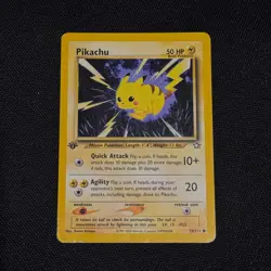 Pokemon Pikachu TCG Neo Genesis 1st Edition Card 70/111 LP/MP - Image 1