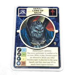 DOOMTROOPER CCG (INQUISITION)-- SEMAI-LORD OF SPITE Card - Image 1