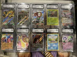 Pokemon CGC Graded Card Lot of 10 Slabs Full Art Double Rare English Japanese 🔥 - Image 1