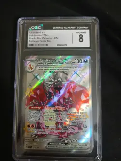 Charizard ex CGC 8 SVP 074 Scarlet & Violet Promo Holo EX Pokemon Card - Image 1