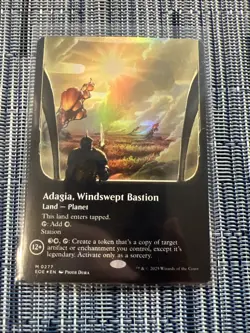 Adagia, Windswept Bastion - (Borderless) - Edge of Eternities - Foil - NM - MTG - Image 1