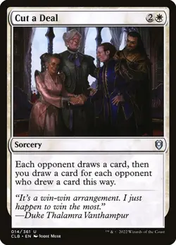 [MTG] Cut a Deal (014) (CLB) NM - Image 1