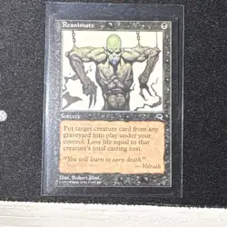 Magic: The Gathering Reanimate Black Sorcery 1997 Robert Bliss English - Image 1