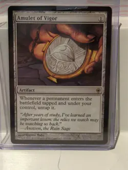 Amulet of Vigor Worldwake Regular - NM - Image 1