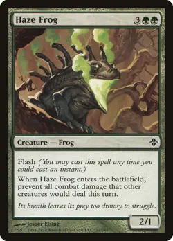 1x Haze Frog - LP - Zendikar Block - SPARROW MAGIC - Image 1