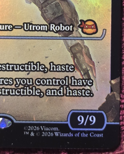 Krang, Utrom Warlord Showcase Foil 0290 MTG Teenage Mutant Ninja Turtles MINT - Image 4