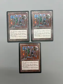 3x Icy Manipulator Ice Age Moderately Played (MP) Magic MTG - Image 1