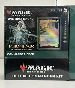 MTG Magic The Gathering - Lord of the Rings Deluxe Commander Kit - Elven Council - Image 3