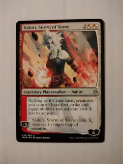 Nahiri, Storm of Stone (233/264) – War of the Spark – MTG Magic the Gathering - Image 1