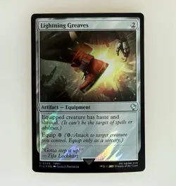 MTG: Lightning Greaves (Surge Foil) Commander: Final Fantasy Surge Foil NM - Image 1