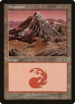 MTG Mountain (343) ** Invasion ** English (HP) - Image 1