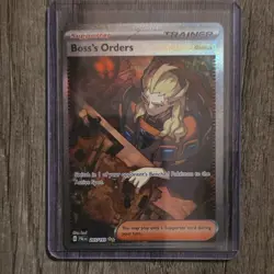 Pokemon Boss's Orders 265/193 Sv02: Paldea Evolved Illustration Rare Holo - Image 1