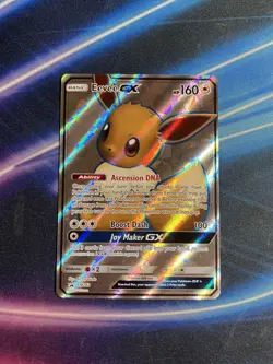 2020 Pokemon TCG Eevee GX SM242 SM Full Art Promo Holo - Image 1