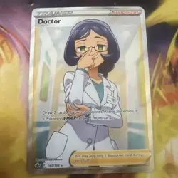 Pokemon - Doctor (Full Art) Holo - SWSH06: Chilling Reign 190/198 (NM) - Image 1