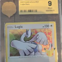 Pokemon Lugia Celebrations 022/025 Holo Rare KOBA Grading Mint 9 2021 - Image 1