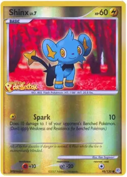 Shinx - 98/130 - Common - Reverse Holo LP TCG Pokemon - Image 1