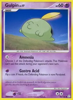 Gulpin - 98/146 - Common - Reverse Holo LP TCG Pokemon - Image 1