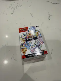 Pokemon TCG Prismatic Evolutions Booster Bundle New Sealed 6 Booster Packs - Image 1