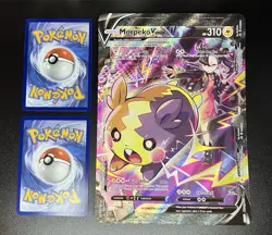 JUMBO Morpeko V Union SWSH289 Black Star Promo Oversized Pokemon - Image 1