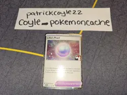 Lillie's Pearl Cosmos Holo WITH SWIRL Pokemon Prize Pack Series 7 151/159 NM - Image 1