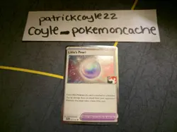 Lillie's Pearl Cosmos Holo WITH SWIRL Pokemon Prize Pack Series 7 151/159 NM - Image 2