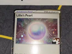 Lillie's Pearl Cosmos Holo WITH SWIRL Pokemon Prize Pack Series 7 151/159 NM - Image 3