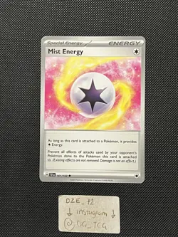 Pokemon Temporal Forces - Mist Energy - 161/162 - Non Holo Uncommon - M/NM - Image 1