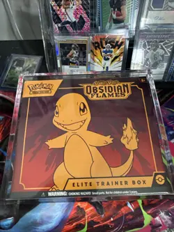 Pokemon: Scarlet & Violet 3: Obsidian Flames Elite Trainer Box W/Case 820650853913 - Image 1