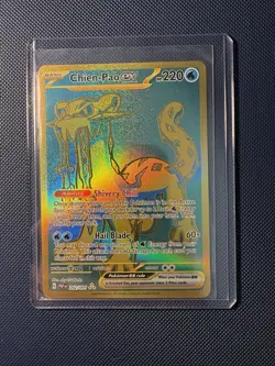 Pokemon Chien-Pao ex 242/091 SV: Paldean Fates Full Art Hyper Rare Holo - Image 1