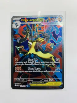 Pokemon TCG Mega Lucario Ex 160/132 Full Art Mega Evolution Near Mint Condition - Image 1