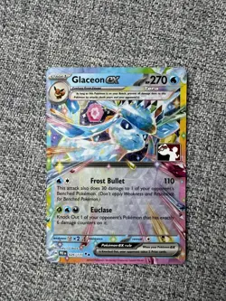 Glaceon ex 026/131 Prize Pack Series 7 Play! Pokemon STAMPED PROMO - English NM - Image 1