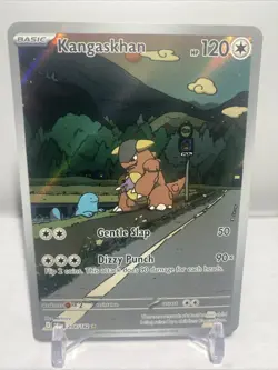 Pokemon Kangaskhan TCG 204/182 Destined Rivals Illustration Rare Holo Mint - Image 1