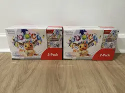 (LOT OF x2) Pokemon TCG: Prismatic Evolutions ETB & Booster Bundle Costco 2-Pack - Image 1