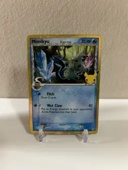 Pokemon SWSH: Sword & Shield Promo Mimikyu Delta Species SWSH136 Celebrations NM - Image 1