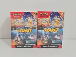 Pokemon TCG Scarlet and Violet Surging Sparks Booster Bundle New Lot Of 2 - Image 1