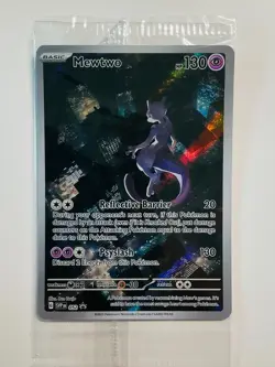 Pokemon Scarlet & Violet 151 Black Star Promo SVP 052 Mewtwo - Image 1