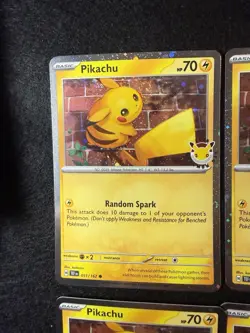 Pikachu 051 /162 Stamped 2026 Pokemon Day Promo lot of 6 - Image 2