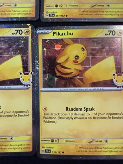 Pikachu 051 /162 Stamped 2026 Pokemon Day Promo lot of 6 - Image 5