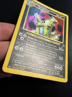 Pokemon Tyranitar 1. Edition 12/75 Neo Discovery Holo English Despotar - Image 5