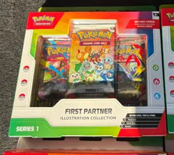 4x Pokemon TCG First Partner Illustration Collection Series 1 Box - Image 3
