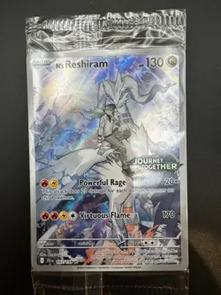Pokemon TCG: N's Reshiram - Journey Together Stamped Promo 167/159 - SEALED - Image 1