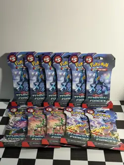 Pokemon Scarlet & Violet - Temporal Forces booster packs lot of 11 - Image 1