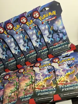 Pokemon Scarlet & Violet - Temporal Forces booster packs lot of 11 - Image 3