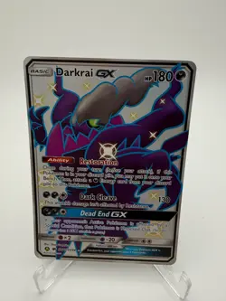 2019 Pokemon Sun & Moon Hidden Fates Full Art Darkrai GX #SV70/SV94 - Image 1