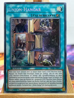 Union-Hangar SBCB-DE077 Secret Rare Deutsch NM YUGIOH - Image 1